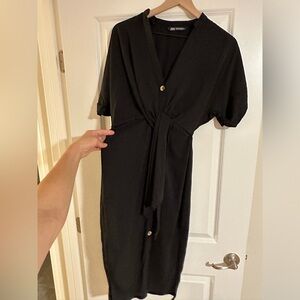 XS Zara black dress Euc